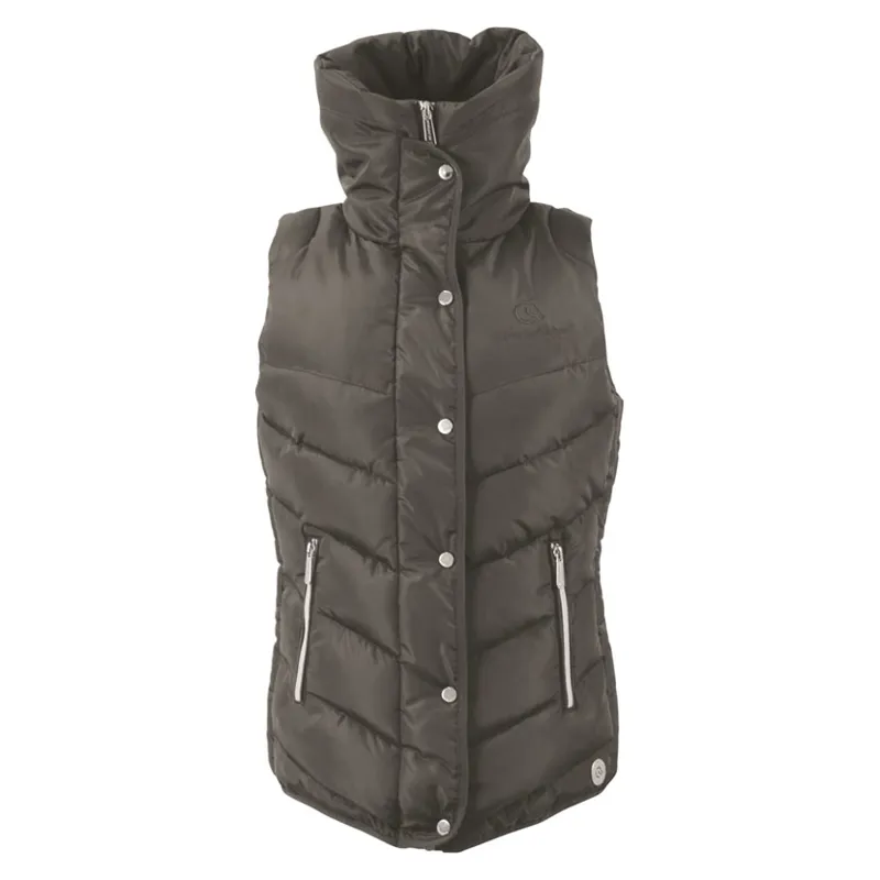 Coldstream Kimmerston Quilted Gilet in Charcoal Grey