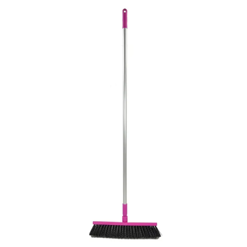Harold Moore Equestrian Stable and Yard Broom in Pink