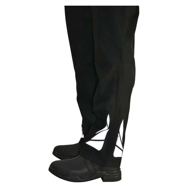 Hy Equestrian Waterproof Reflective Over Trousers in Black-1