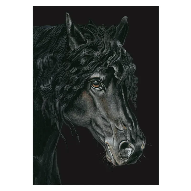 Deckled Edge Eureka Card - The Friesian