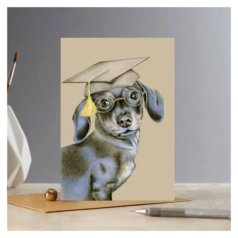 Deckled Edge Eureka Card - Clever Sausage