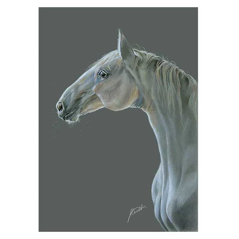 Deckled Edge Eureka Print - The Grey a3