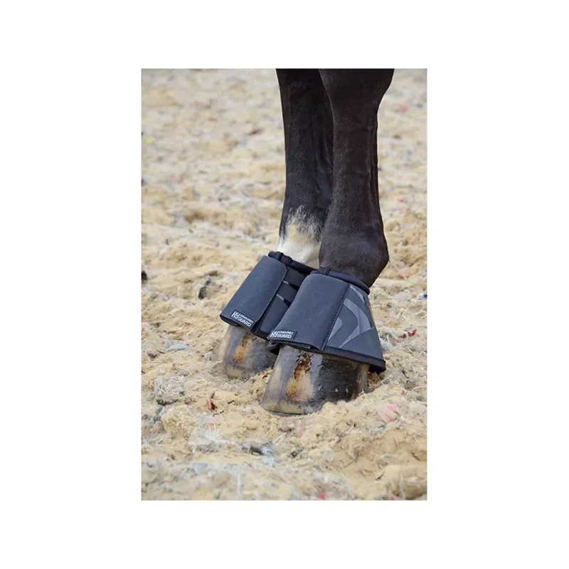 Hy Equestrian Armoured Guard Pro Protect Over Reach Boots in Black