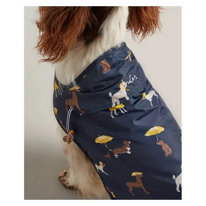 Joules Water Resistant Dog Coat in Navy-1