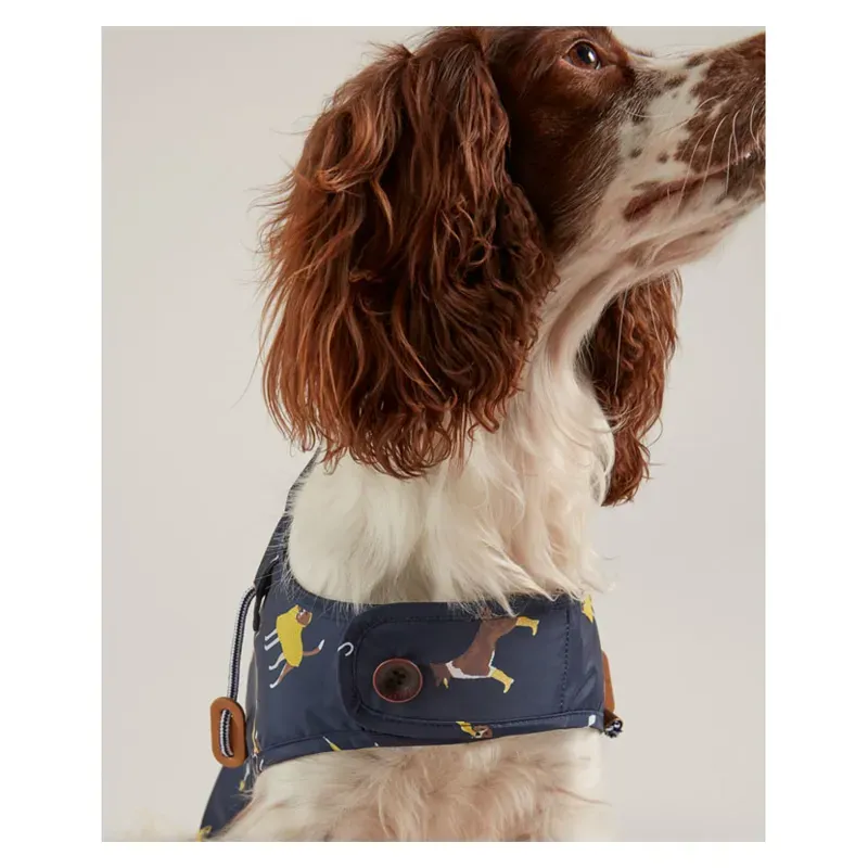 Joules Water Resistant Dog Coat in Navy-3