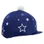 Hy Equestrian Super Starz Hat Cover in Navy/White