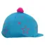 Hy Equestrian Super Starz Hat Cover in Turquoise/Pink