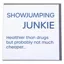 Gubblecote Foiled Greetings Card - Showjumping Junkie