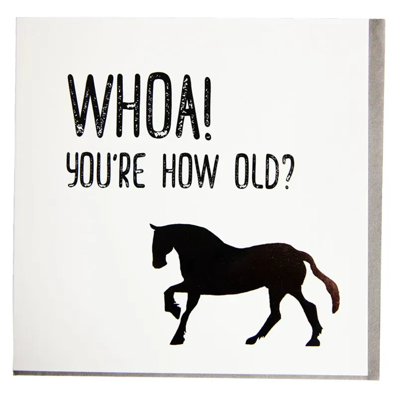 Gubblecote Foiled Greetings Card - Whoa