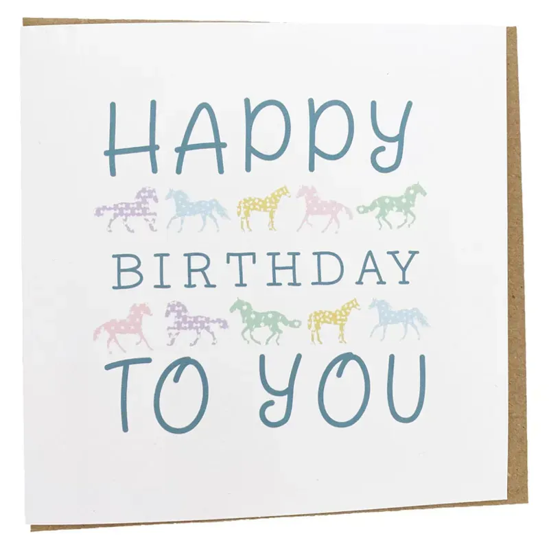 Gubblecote Beautiful Greetings Card - Happy Birthday