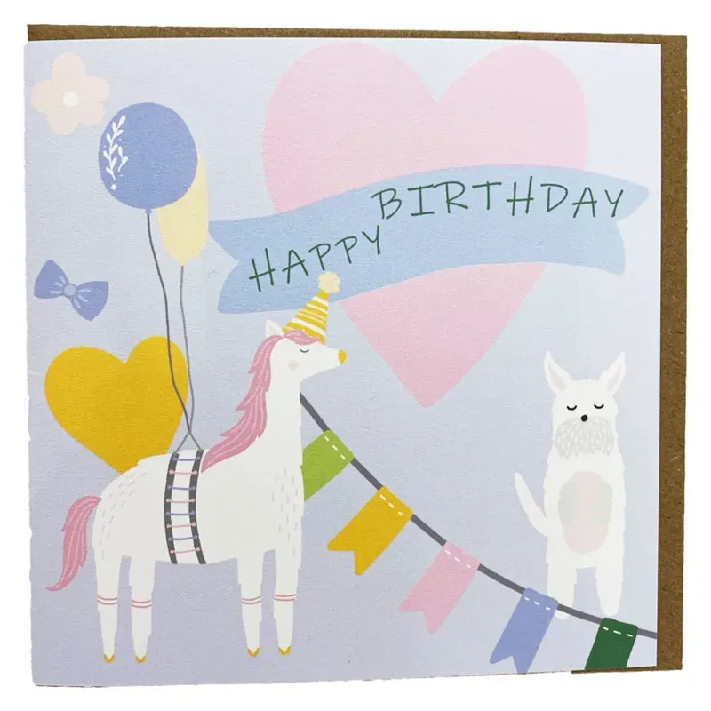 Gubblecote Beautiful Greetings Card - Pinata Birthday