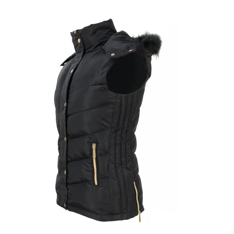 Coldstream Leitholm Quilted Gilet in Black-1