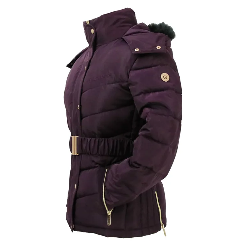 Coldstream Cornhill Quilted Coat in Mulberry Purple-1