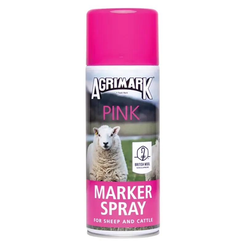 Agrimark 400ml Marker Spray in Pink