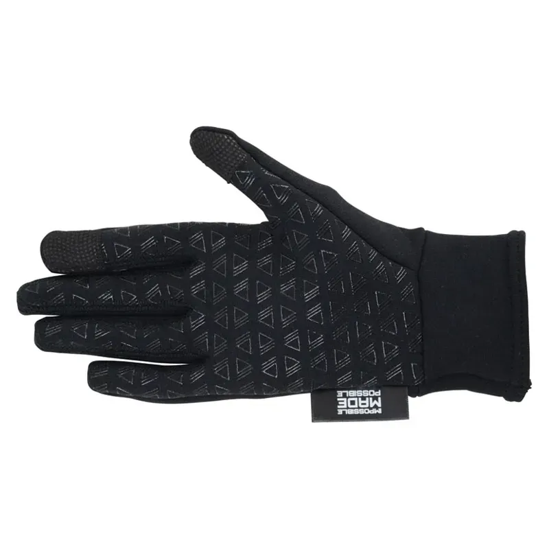 Hy Equestrian Polartec Glacial Riding and General Glove in Black-1