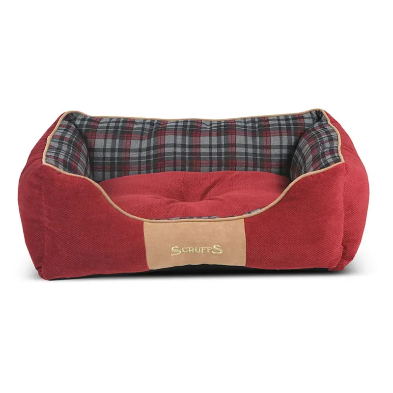 Scruffs Highland Box Bed in Red