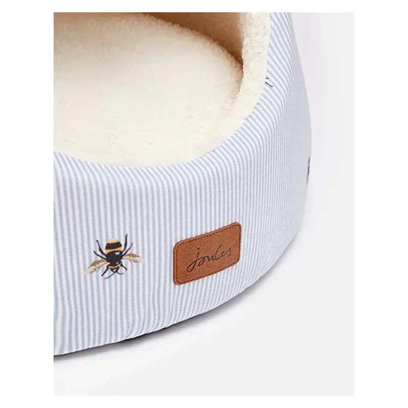 Joules Cat Hideaway in Ticking Bee-2