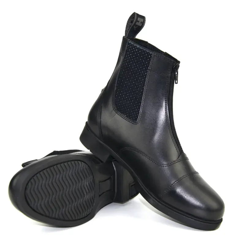 Hy Equestrian Canterbury Zip Jodhpur Boot in Black