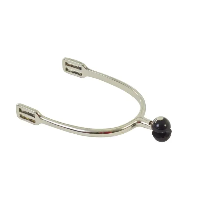 Lorina 30mm Polo Spur Rubber Roller in Silver