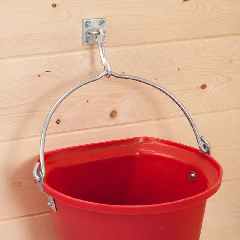 STUBBS Trigger Hook On Wall Plate in Silver