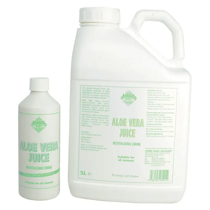 Barrier Equine Aloe Vera Juice in White