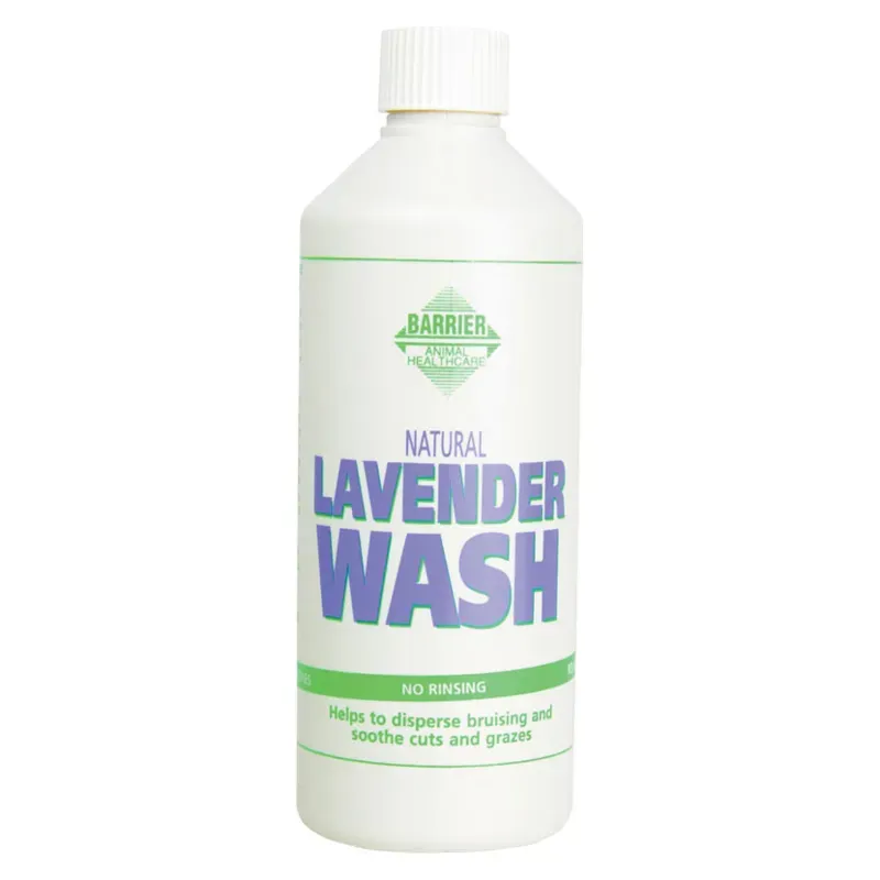 Barrier Equine Lavender Wash in White