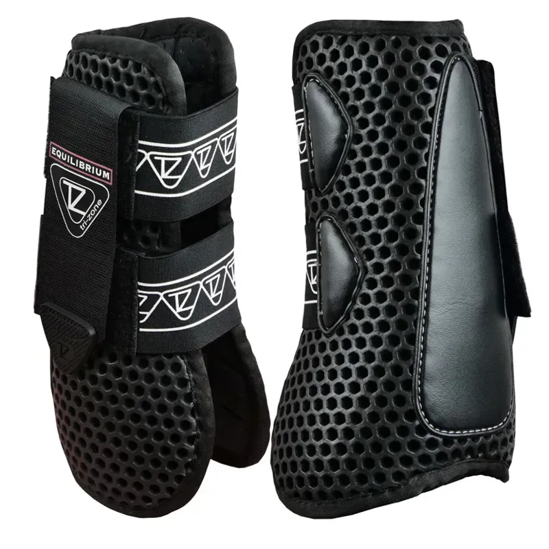 Equilibrium Products Tri-Zone Open Fronted Boots in Black