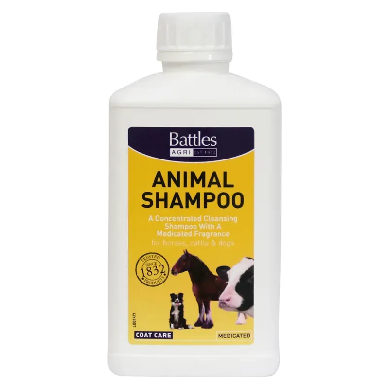 Battles Animal Shampoo in White