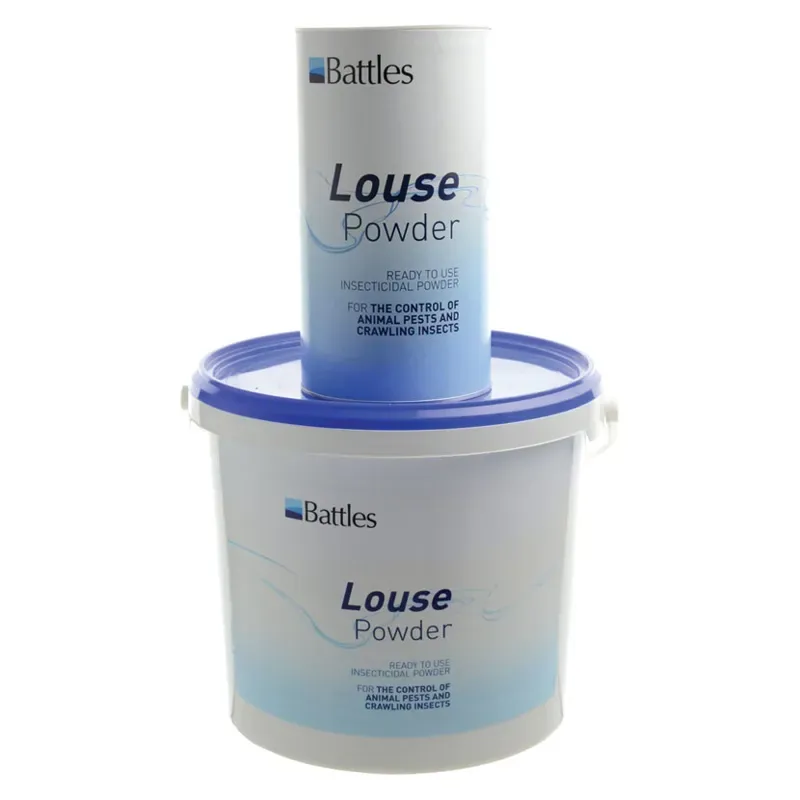 Battles Louse Powder in White