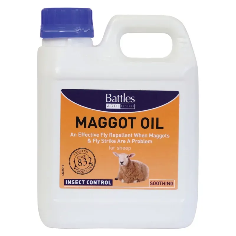 Battles Maggot Oil in Orange