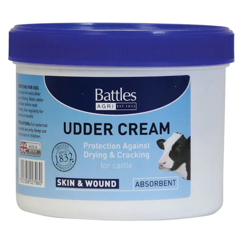 Battles Udder Cream in Blue
