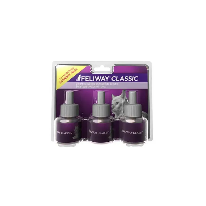 Ceva 3 pack Feliway Ecomy Refill in Purple