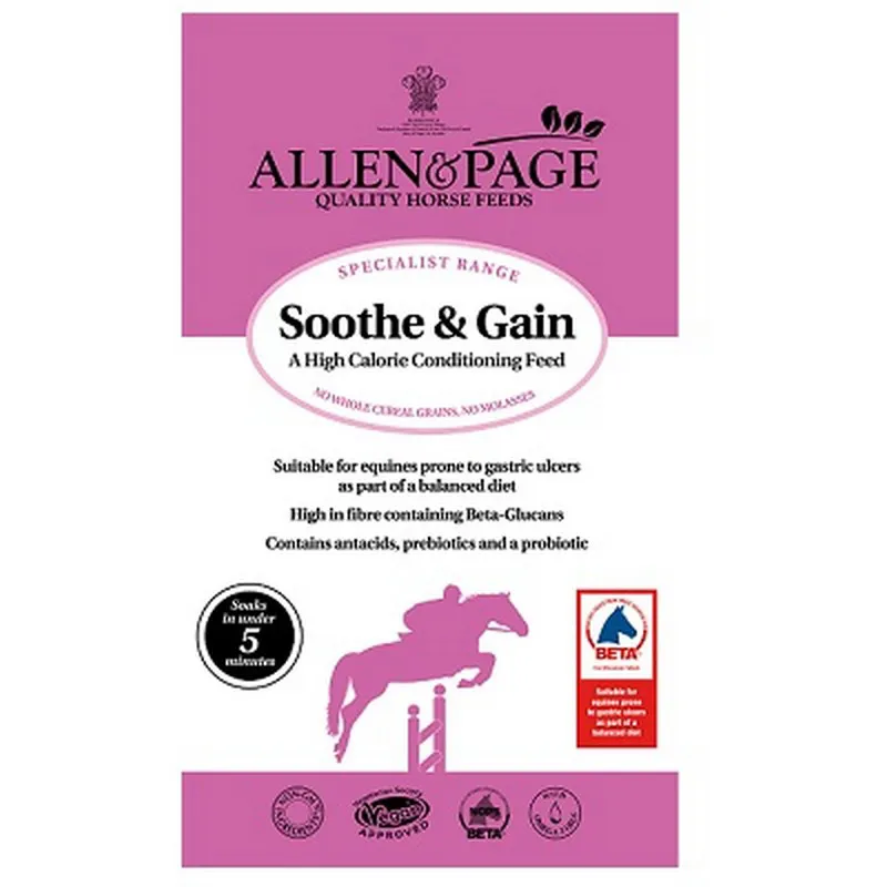 Allen and Page Soothe and Gain 15kg
