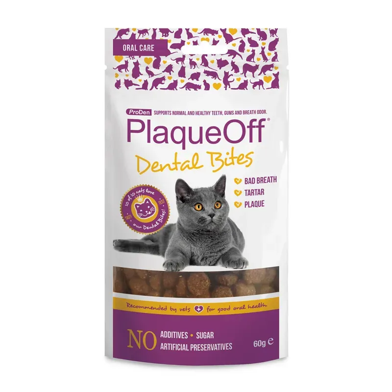 ProDen 60 gm PlaqueOff Cat Dental Bites