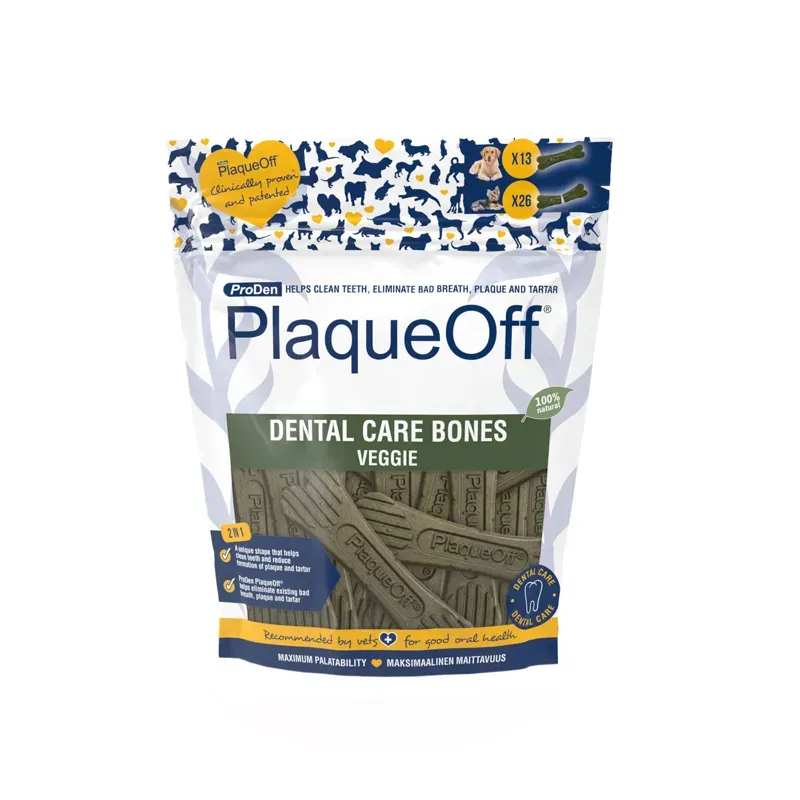 ProDen PlaqueOff Veggie Dental Care Bones