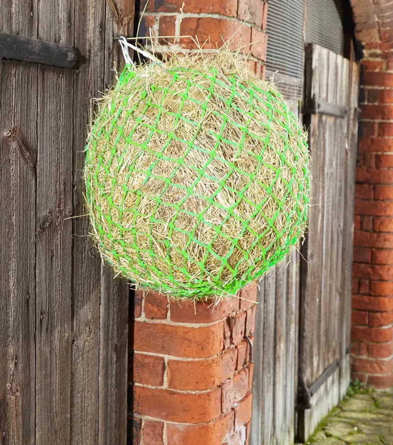 Premier Equine Hay/Haylage Net in Lime Green