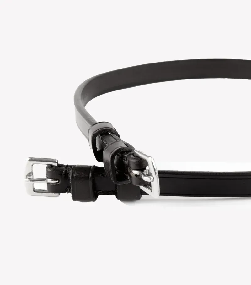 Premier Equine Throatlash in Black-3