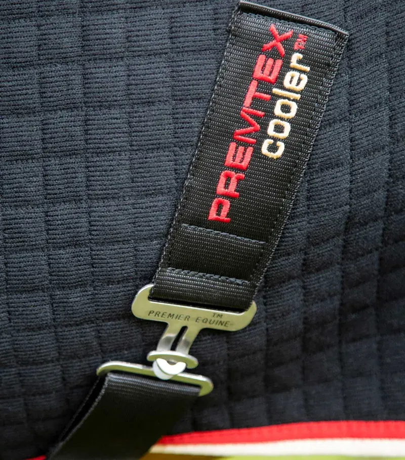 PremTex Horse Cooler Rug / Black-2