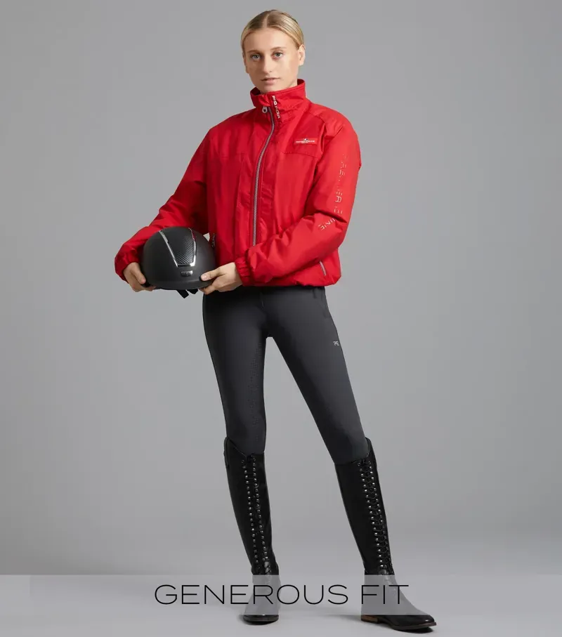 Premier Equine XX-Large Pro Rider Unisex Waterproof Riding Jacket in Red-1