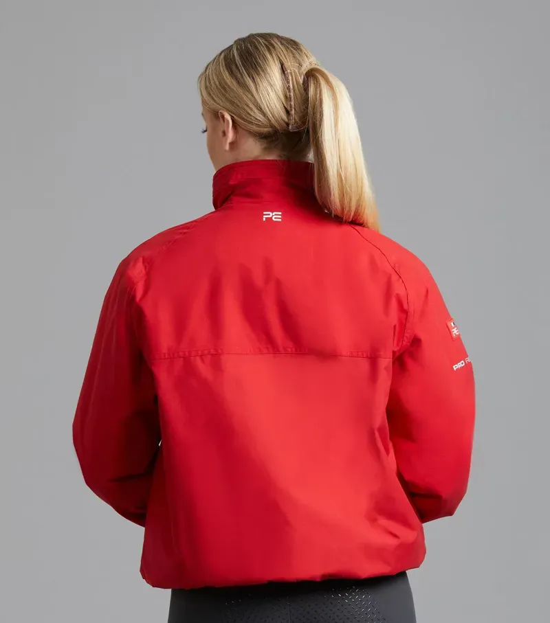 Premier Equine XX-Large Pro Rider Unisex Waterproof Riding Jacket in Red-2