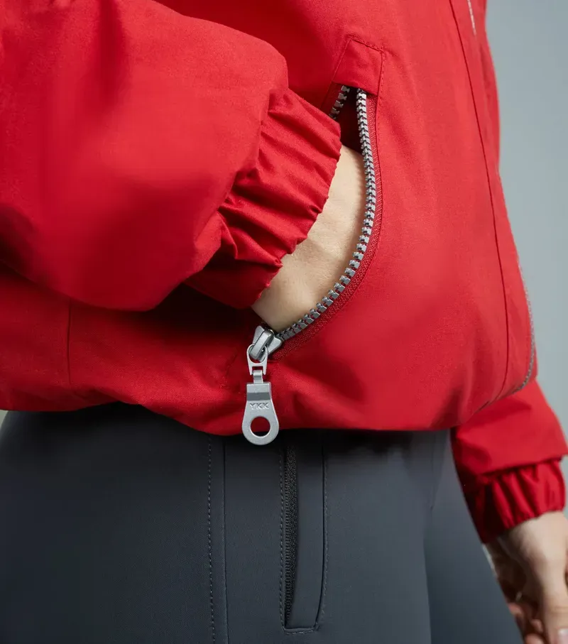 Premier Equine XX-Large Pro Rider Unisex Waterproof Riding Jacket in Red-5