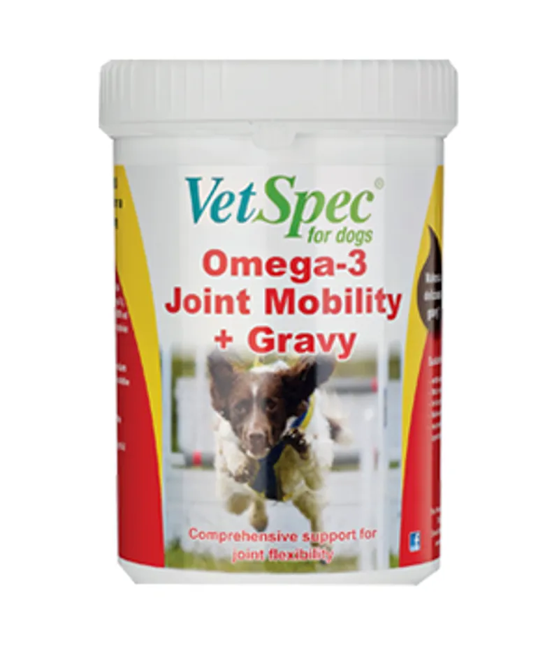 VetSpec 500g Omega-3 Joint Mobility + Gravy