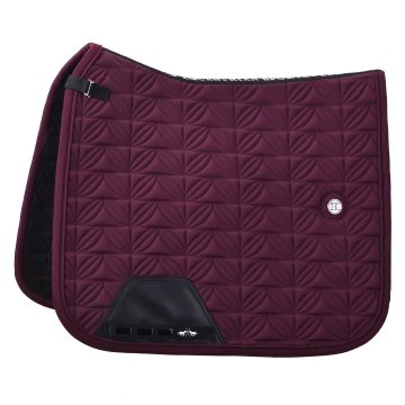 HV POLO luxury saddlepad / wine /  Full dressage