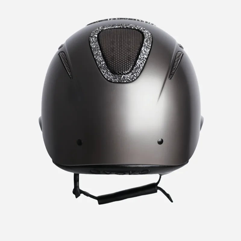 Elara Wide Peak Graphite/Marasite Crystal Frame-2