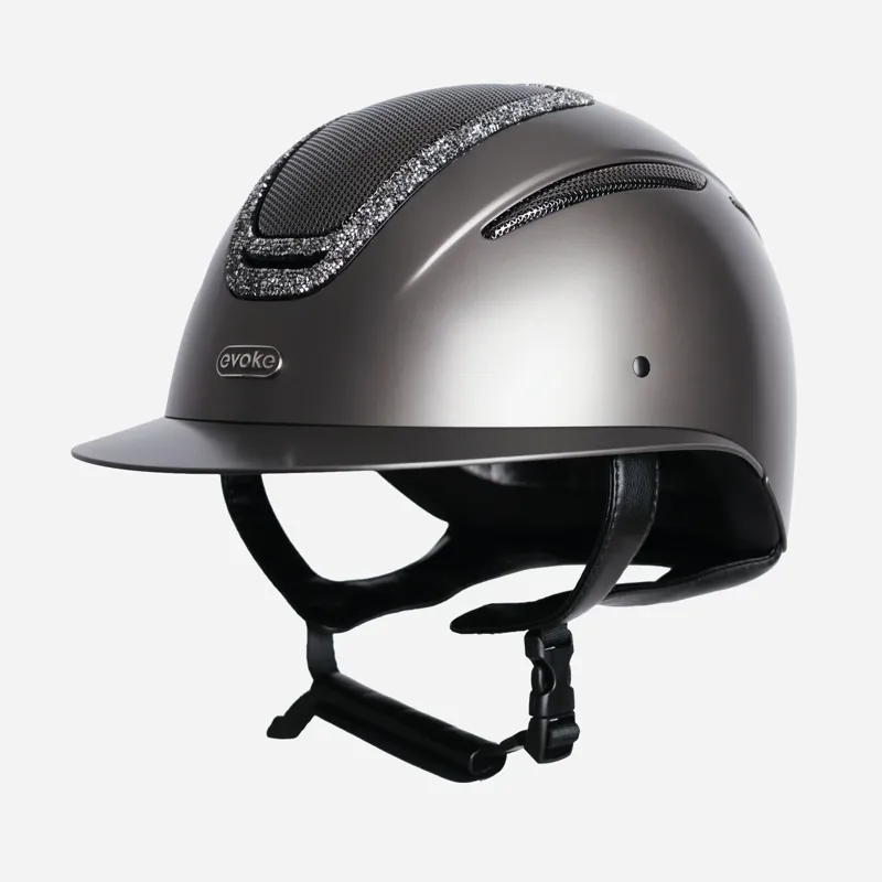 Elara Wide Peak Graphite/Marasite Crystal Frame-3