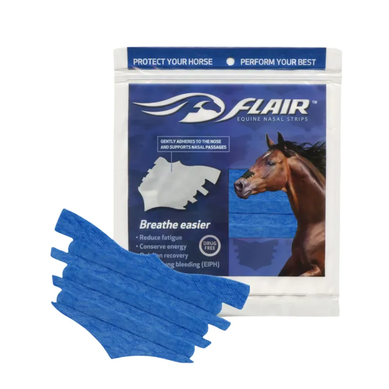 Flair Equine nasal strips Blue