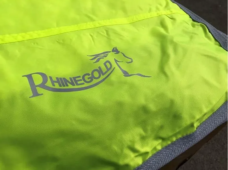 Rhinegold Horsewalker/Lunge Rug - 6/3 - YELLOW