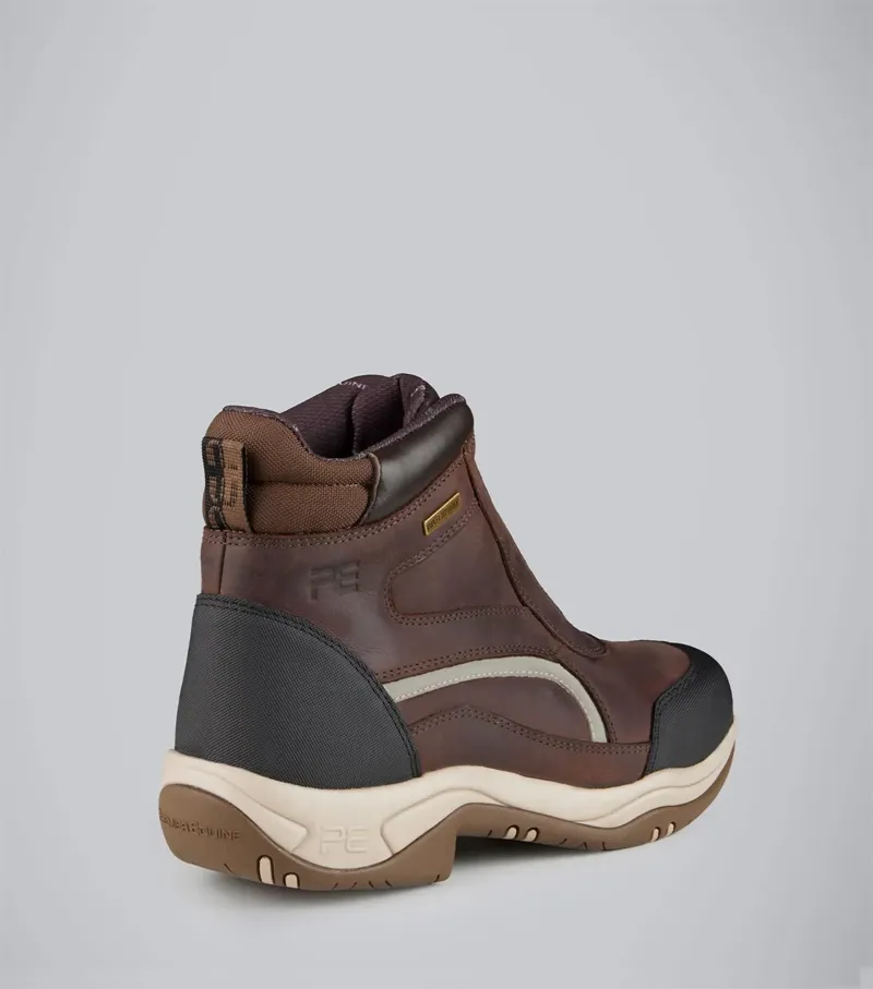 Vinci Waterproof Zip Front Boot / Brown uk-1
