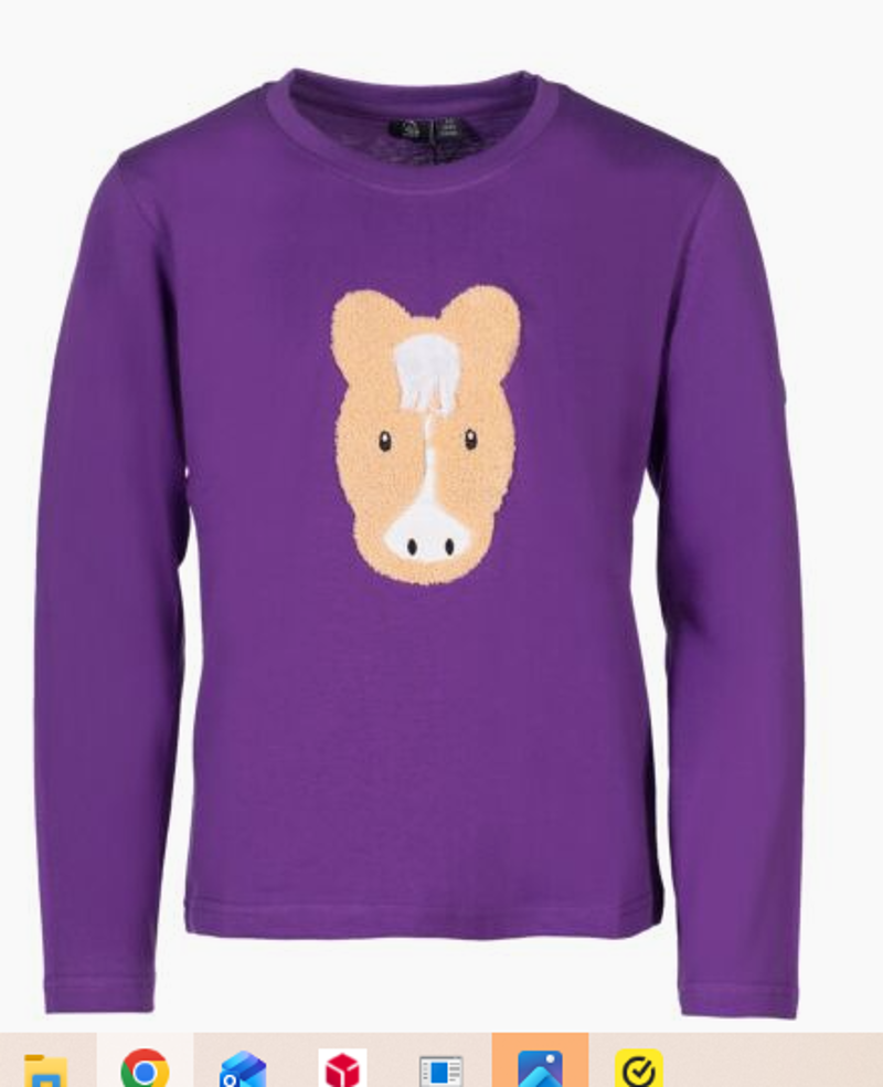 Longsleeve shirt -Amina-Dark Lilac