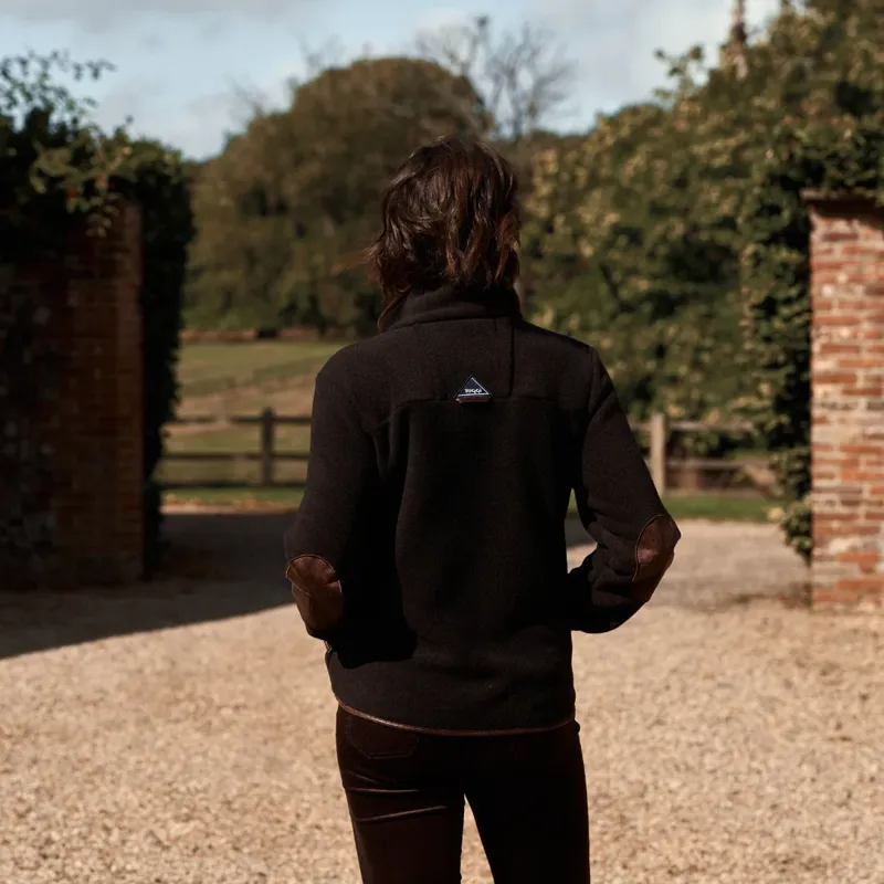 Albion Half Zip Fleece - Olive Brown-3